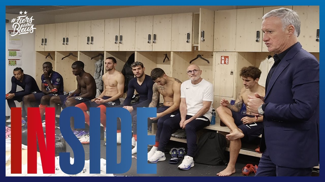 Dans le vestiaire des Bleus à Helsinki, Equipe de France I FFF 2021