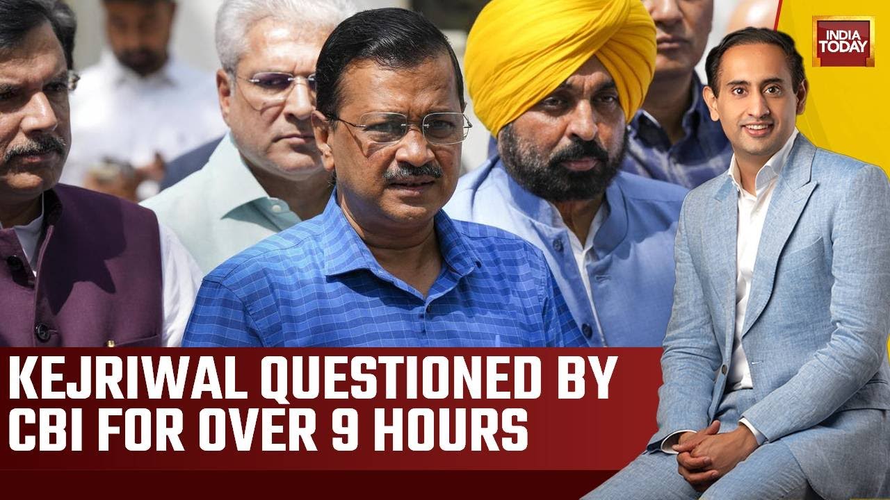 Delhi CM Kejriwal Was Questioned By The CBI For Over 9 Hours In Connection With Liquor Policy Case