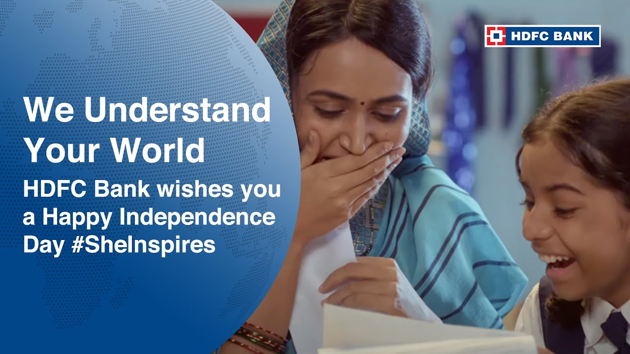 HDFC Bank wishes you a Happy Independence Day #SheInspires