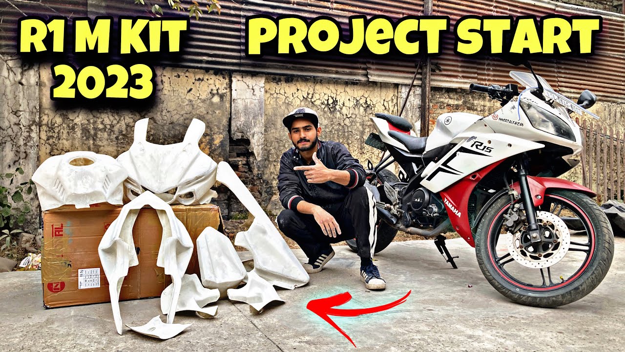 Finally R1 Kit aa hi gayi 😍😍😍 | Yamaha R15 V2 transform into *22 LAKH R1*