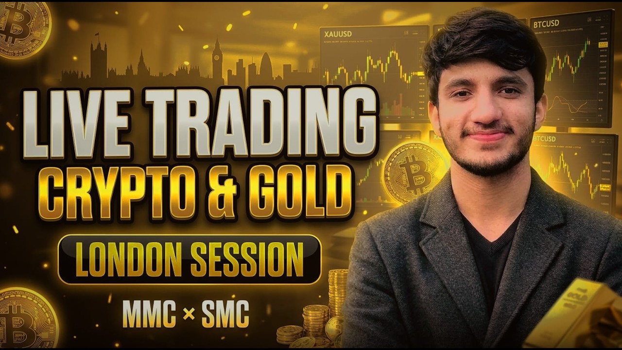 Live Trading Gold X Bitcoin Analysis | London Session | JUL 24, 2026 | CRYPTO CANDLE PRO