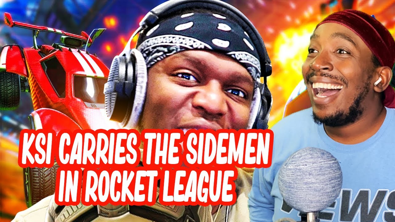 Reaction To KSI CARRIES THE SIDEMEN IN ROCKET LEAGUE (Sidemen Gaming)