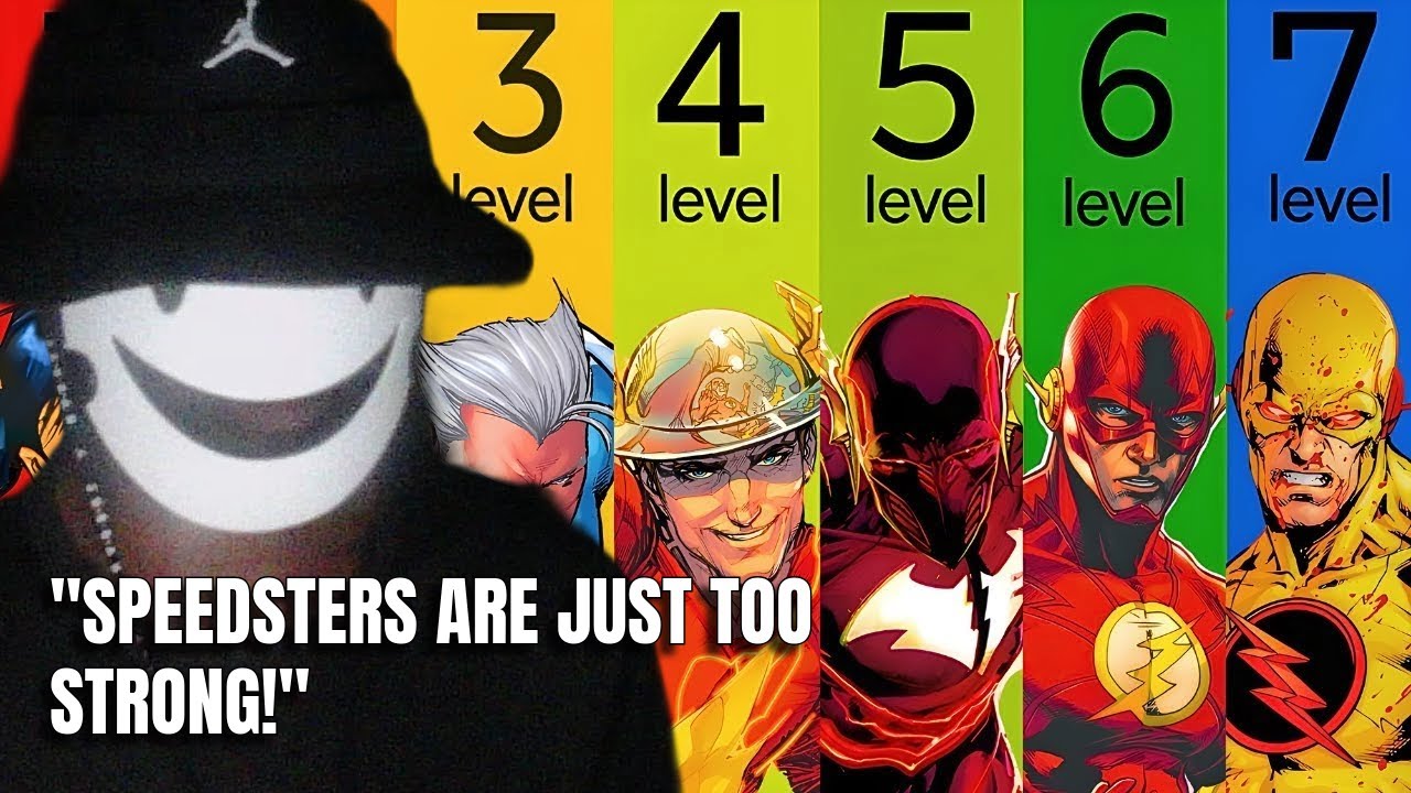 THESE ARE THE 7 LEVELS OF SPEEDSTERS ACROSS COMIC HISTORY