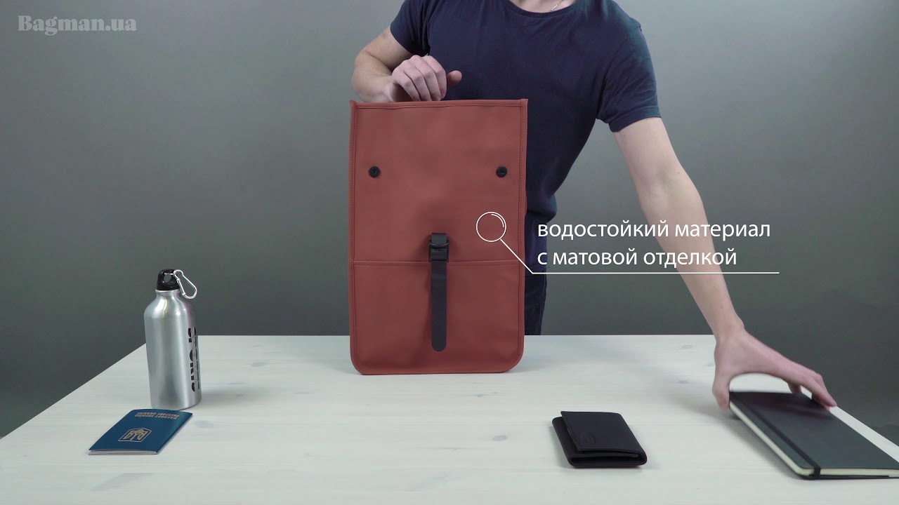 Обзор городского рюкзака Rains Backpack