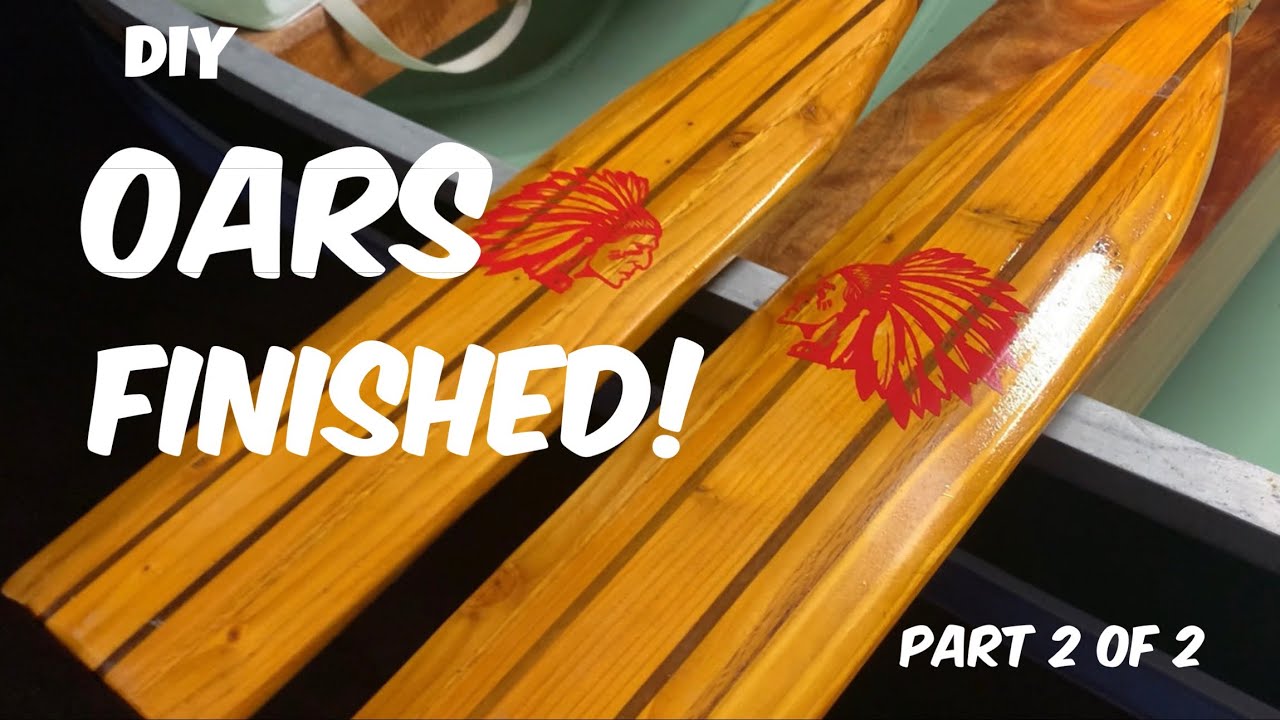Homemade oars finished | Secret boat motor!
