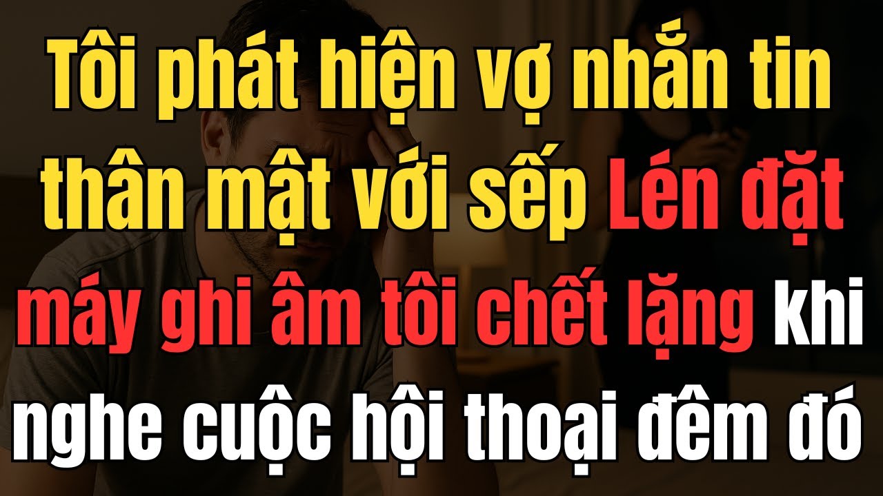 Khi vợ ngoại tình với sếp – tôi chọn không đánh ghen mà âm thầm ra đòn!