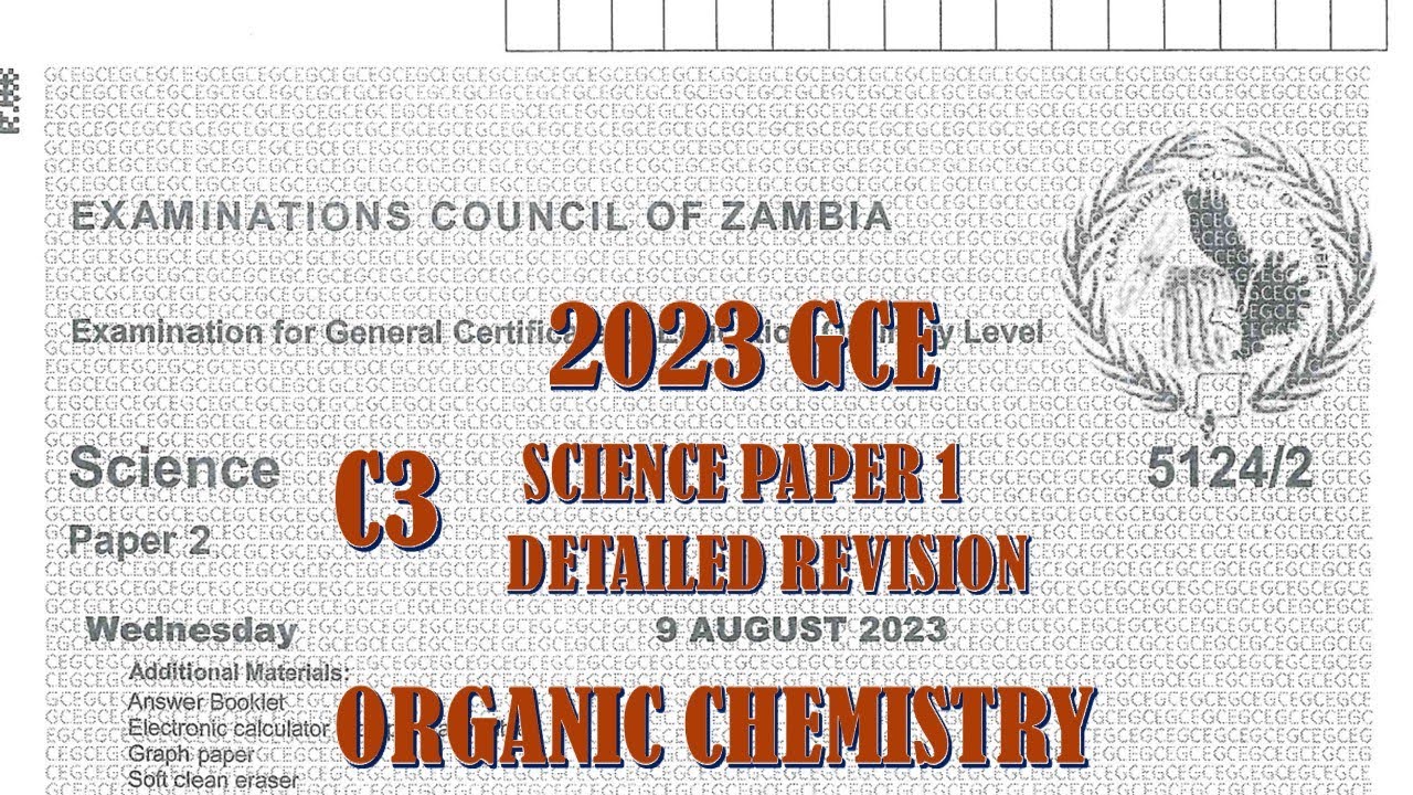 2023 GCE SCIENCE PAPER 2 QUESTION C3 DETAILED SOLUTIONS