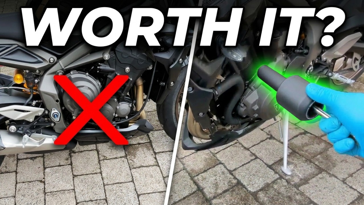 Как установить раму Evotech и слайдеры маятника на Triumph Street Triple 765 RS