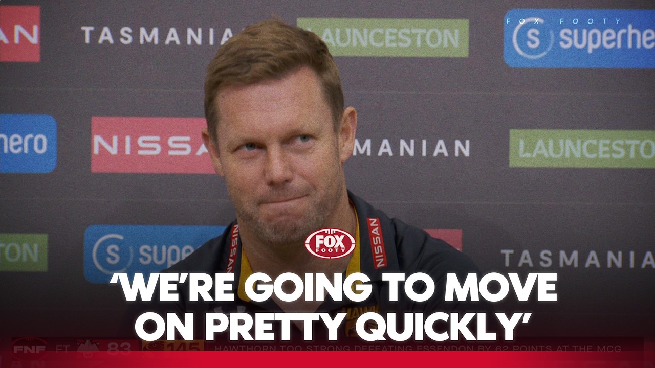 Mitchell not dwelling on victory despite Dons drubbing I Hawthorn Hawks Press Conference