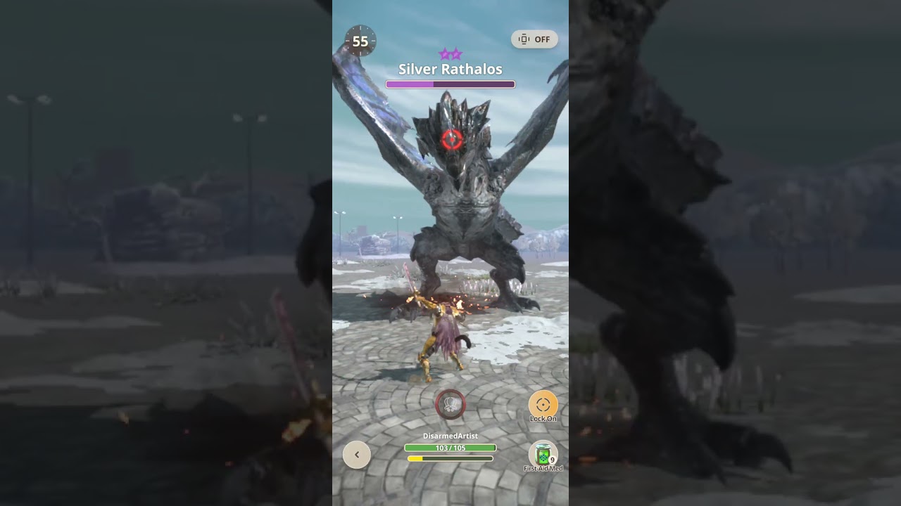 Tier 7 silver rathalos vs duel blades #silverrathalos #mhnow #winner #winning