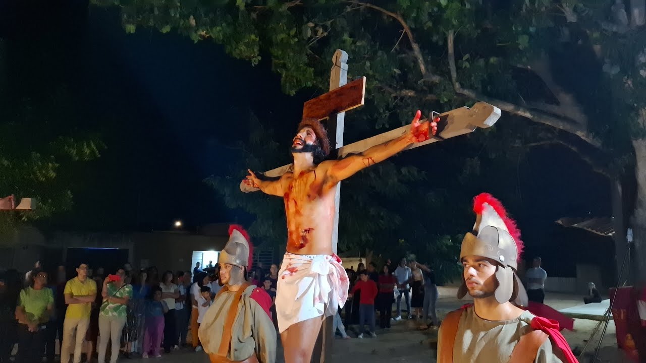 Encenação da Paixão de Cristo 2025 | Paróquia Nossa Senhora Rainha da Paz