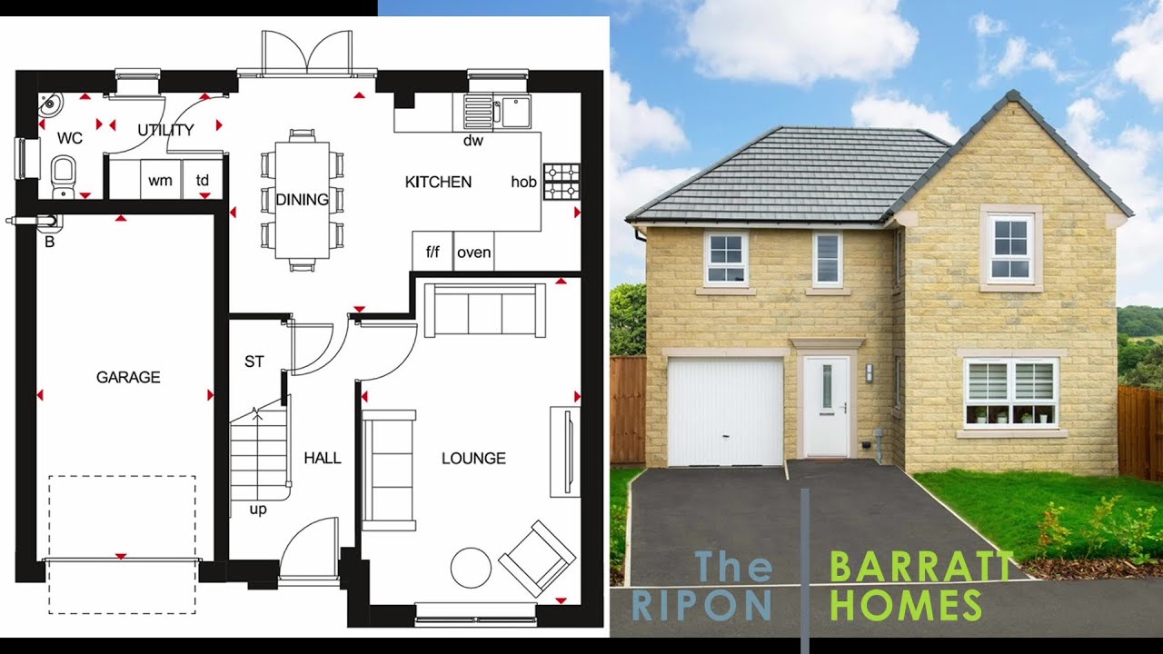 Barratt Homes 4房獨立大屋 內置車房 少有RIPON示範單位 《移英利物浦》大廚房客飯廳 大花園 英鎊低水 入市良機