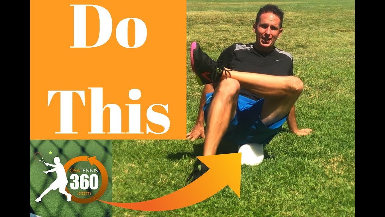 Tennis Fitness Training: How to Foam Roll to Improve Mobility Before And After after a  Tennis Match