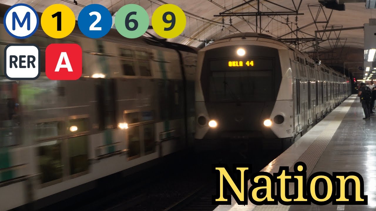 Métro, RER Paris - Nation