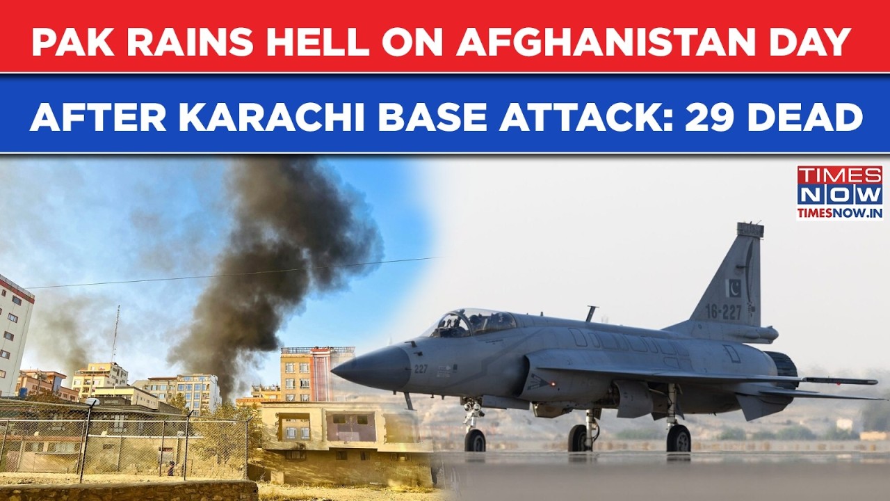 Pakistan Rains Hell On Afghanistan After Karachi Base Attack| 29 Dead In Border Ground Op Carnage