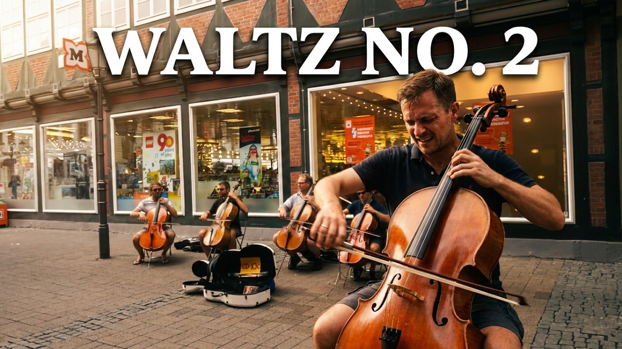 Cellostrada - Waltz No. 2 (Dmitri Shostakovich) live in Celle (Germany) 2022