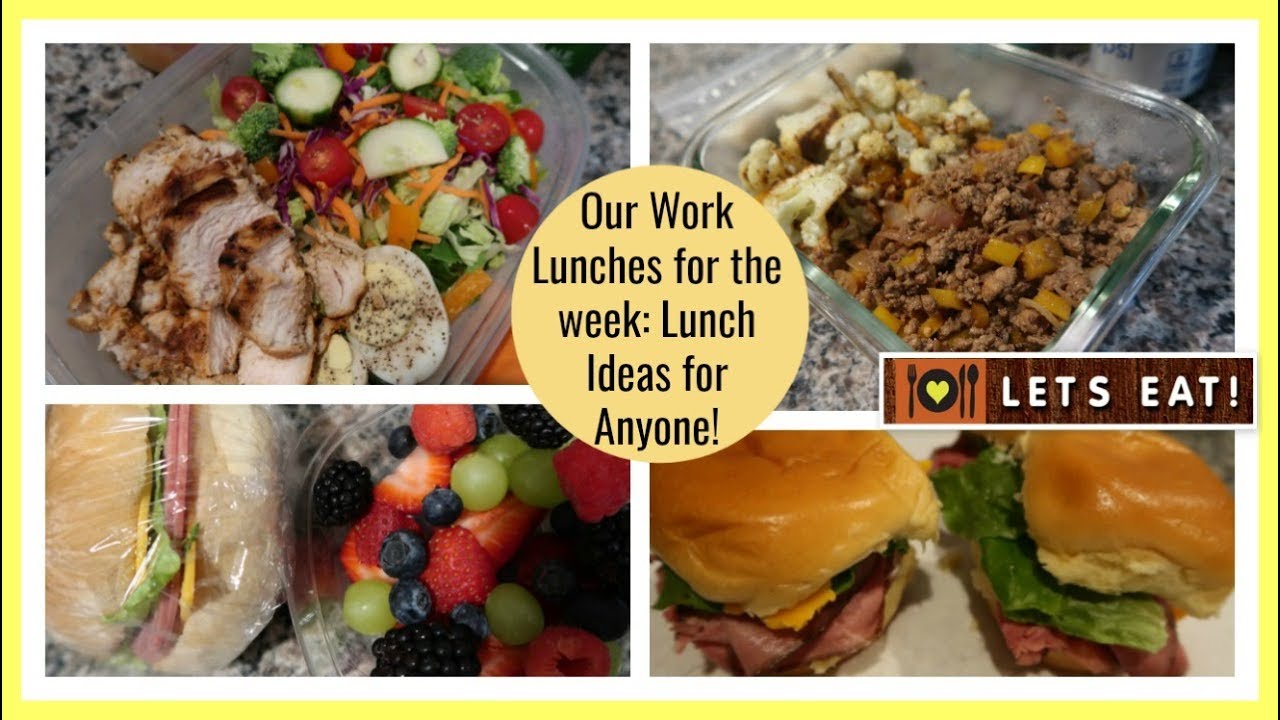 Our Work Lunches for the week | Lunchbox Ideas for Anyone!