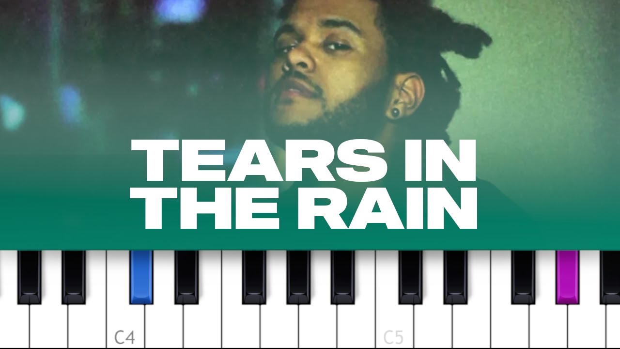 The Weeknd - Tears In The Rain  (piano tutorial)