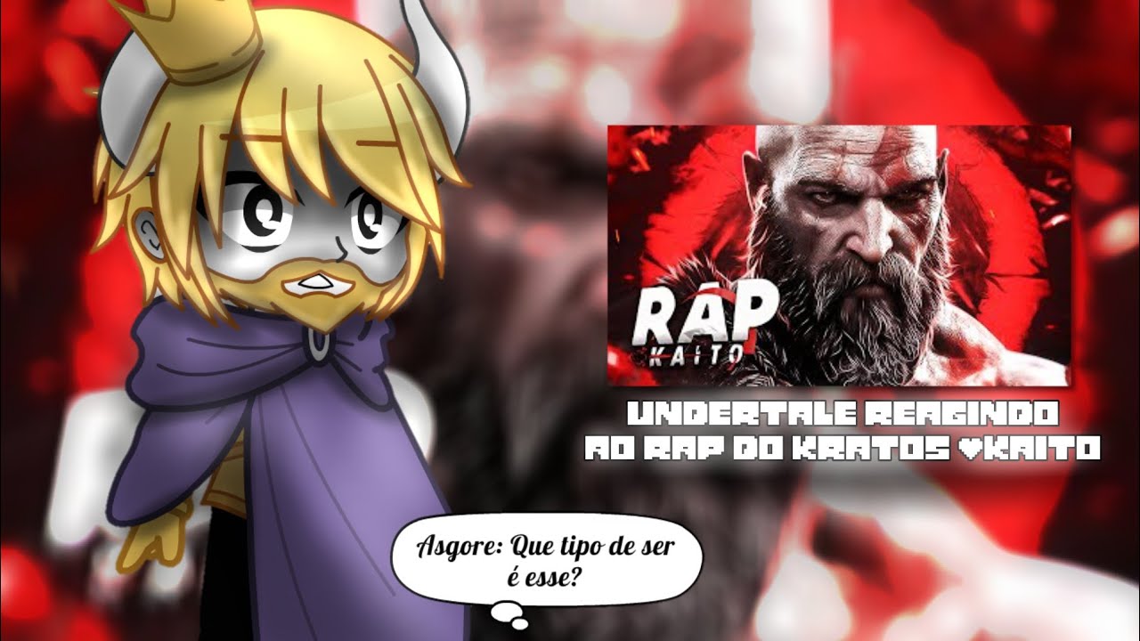 UNDERTALE REAGINDO AO RAP DO KRATOS | GOD OF WAR (@KaitoOFC )