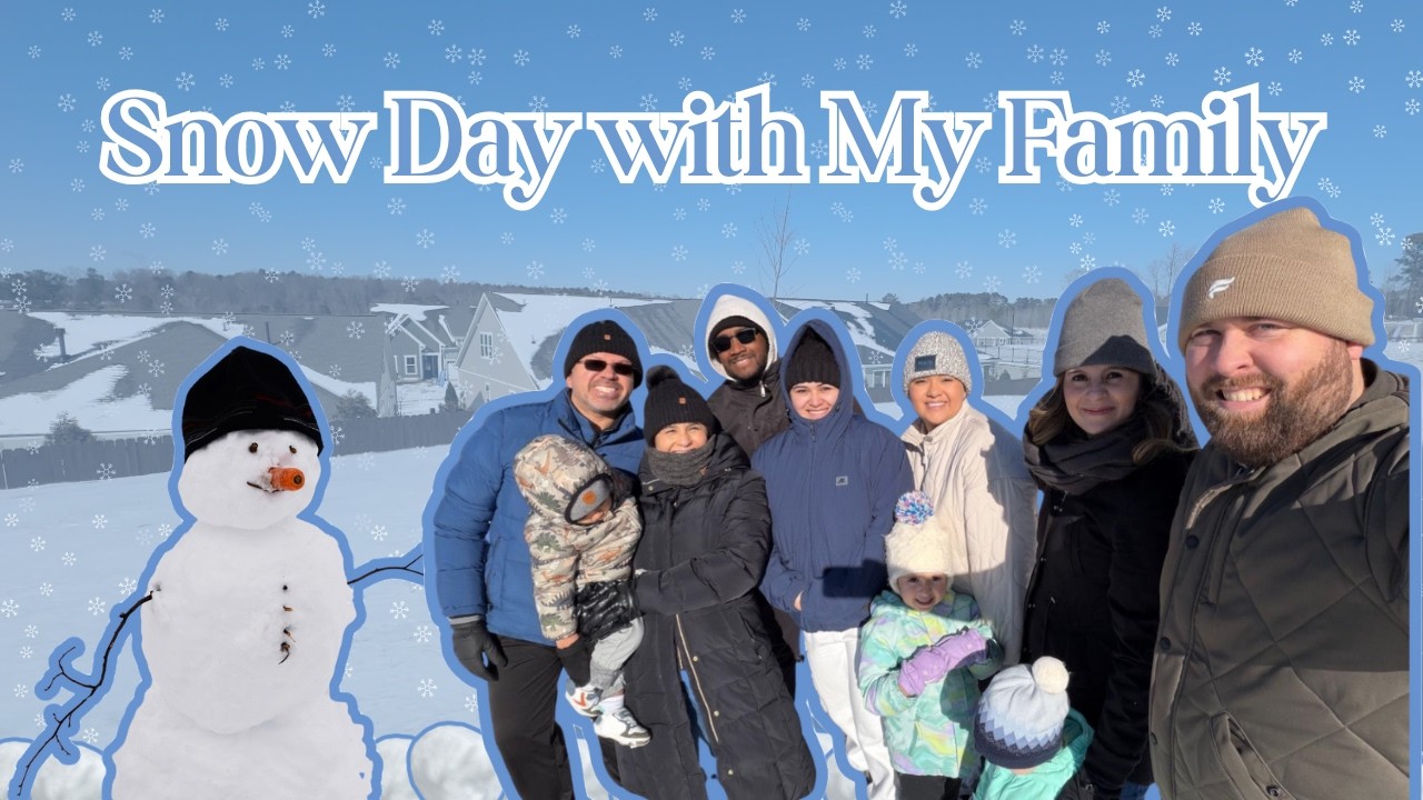 Our First Real Snow Day Together! ❄️