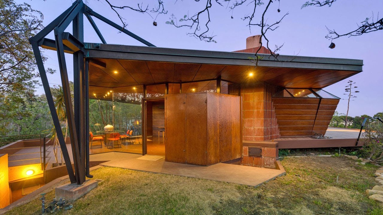 Carling House by  John Lautner. Complete overview and walkthrough.
