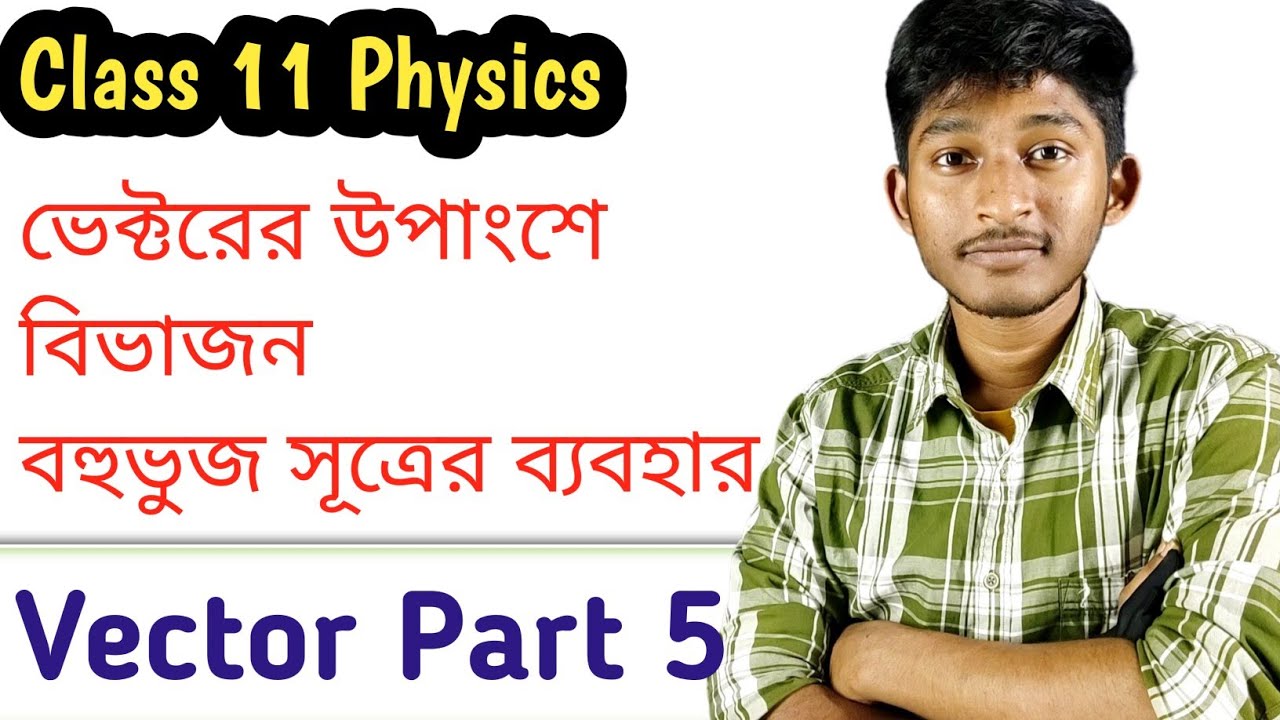 Resolution of Vectors, Class 11 physics in Bengali, Polygon Law of vectors, Part 5