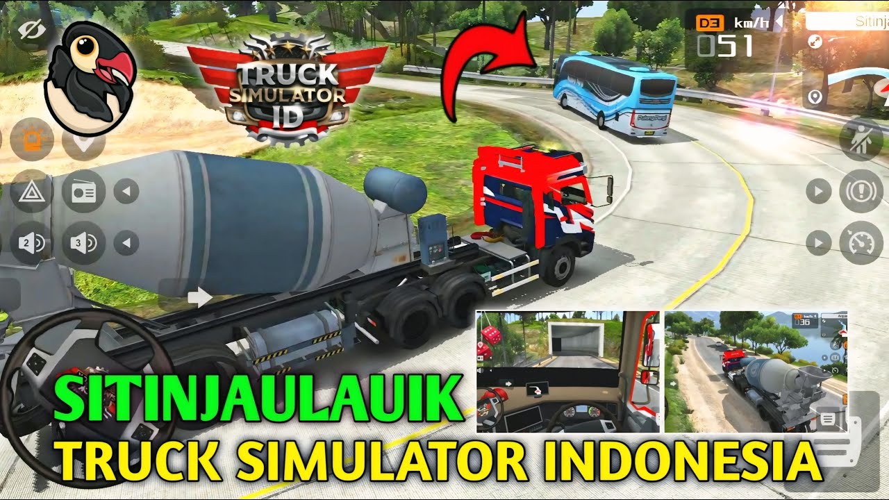 🚚REVIEW!! Truck Simulator Indonesia - Sitinjaulauik Sumatra Extreme Map