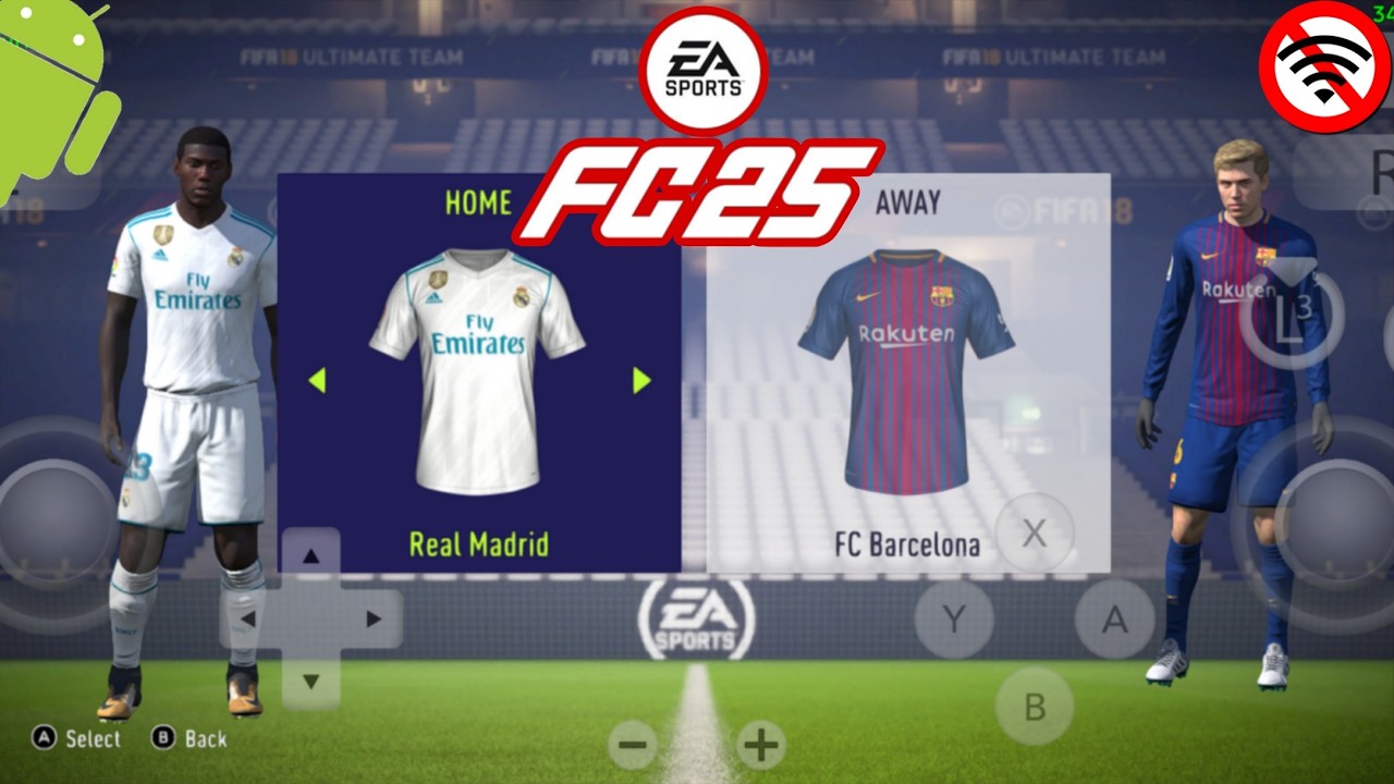 Lancar Banget Main Fc 25 Pakai Citron Terbaru Di Android Offline - Fifa 18 Mod Fc 25