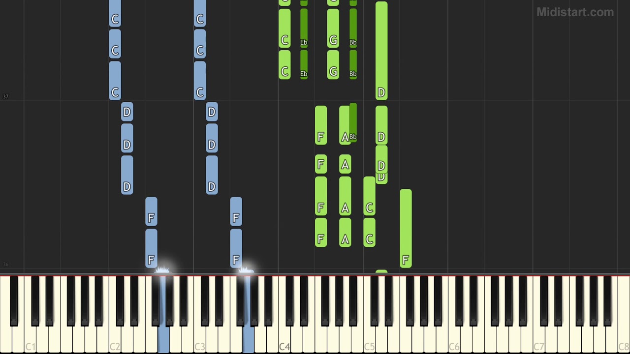 M83 - Do It Try It (Piano Tutorial) [Synthesia]