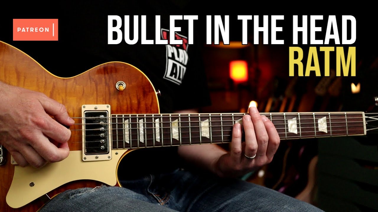 Как играть «Bullet In The Head» группы Rage Against The Machine | Урок игры на гитаре
