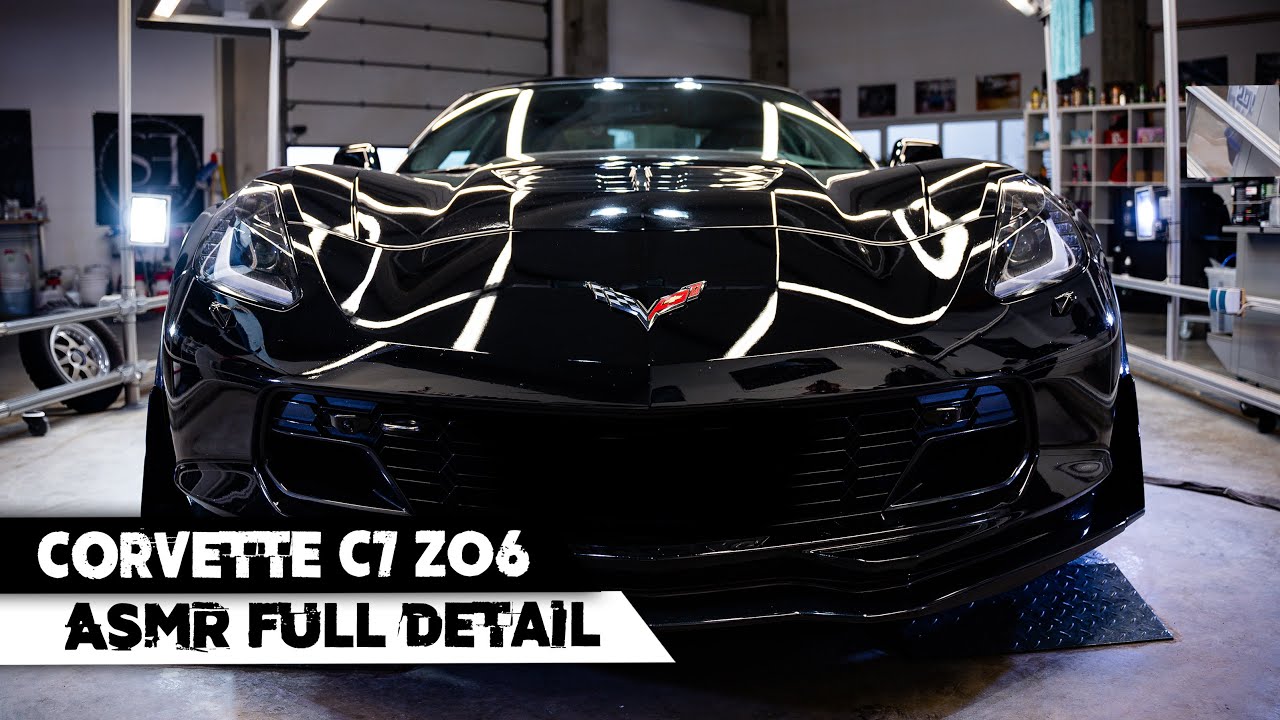 35H Ultimate Transformation!  CORVETTE C7 Z06 Full Detail// #asmrsounds #fulldetailvideo