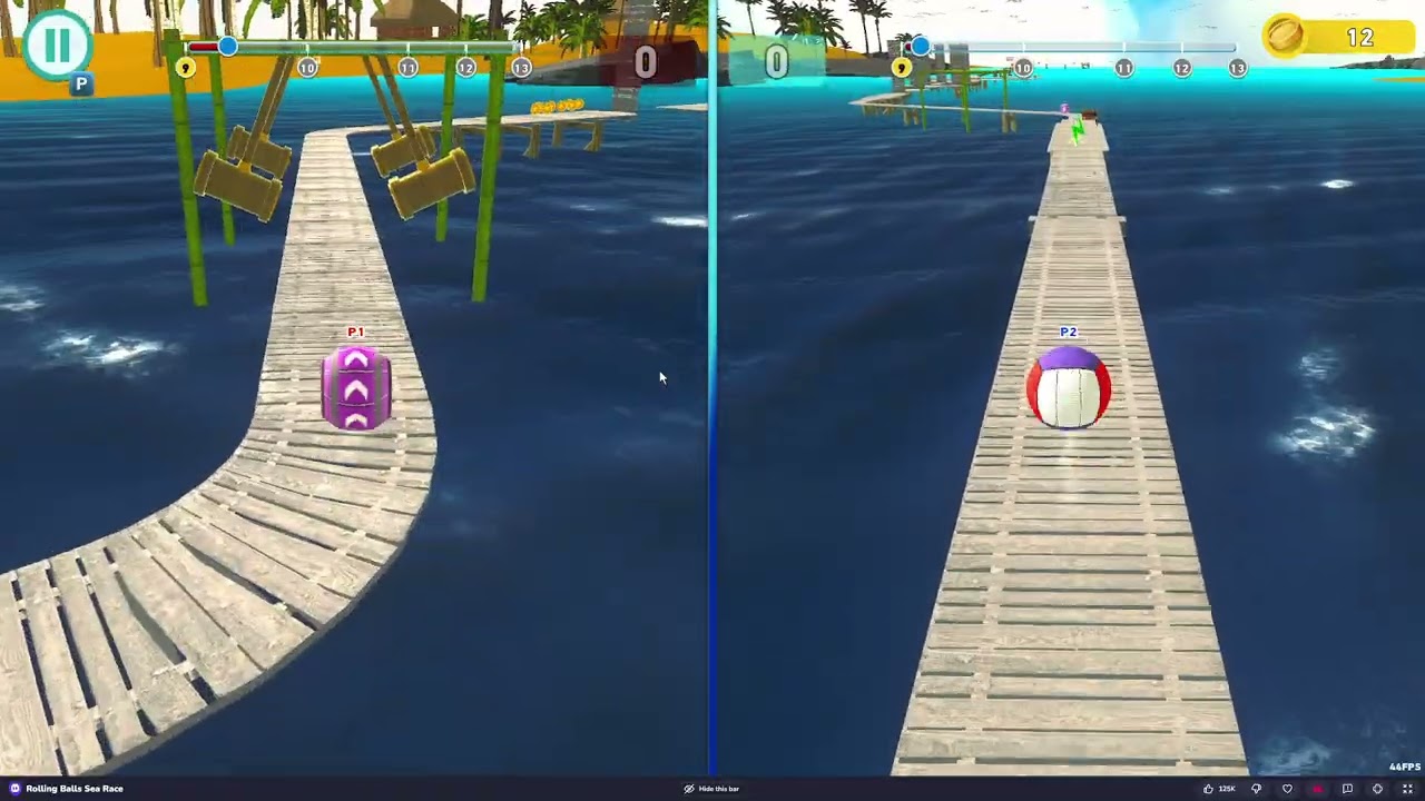 Rolling Balls Sea Race Part 2