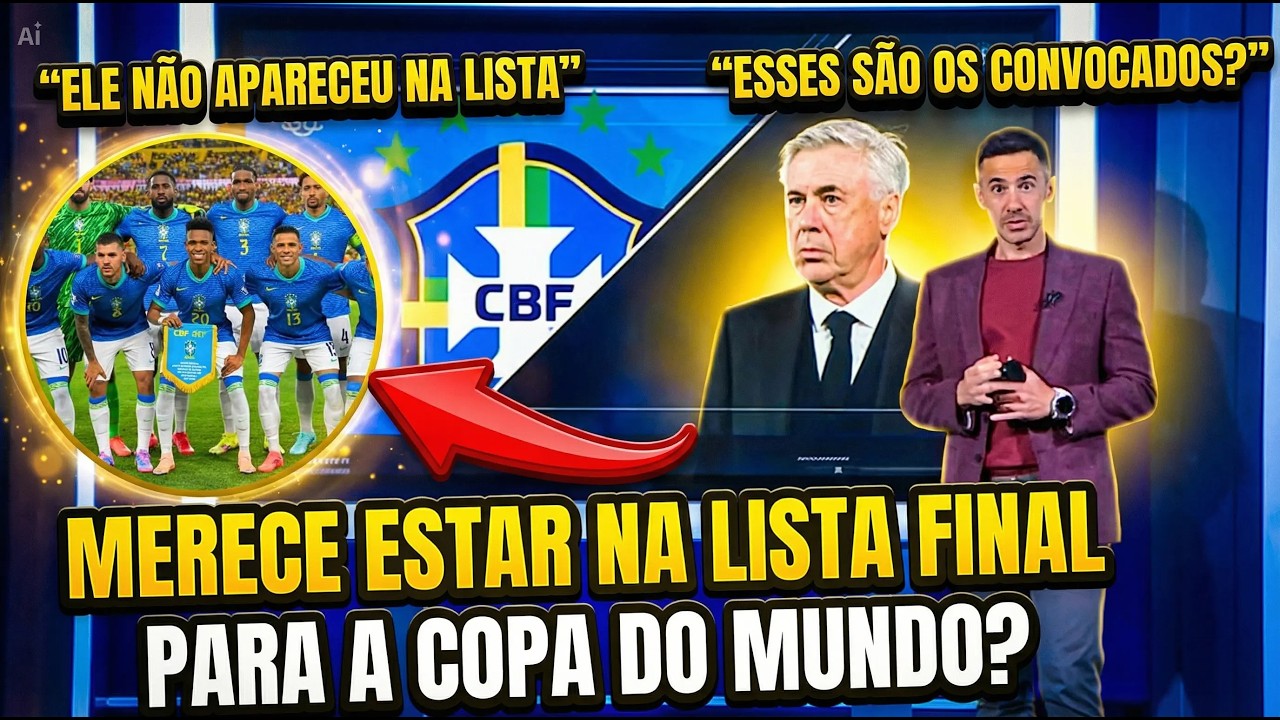🚨 NEYMAR GARANTIDO NA COPA? A CONVOCAÇÃO DA SELEÇÃO QUE VAI CHOCAR O BRASIL