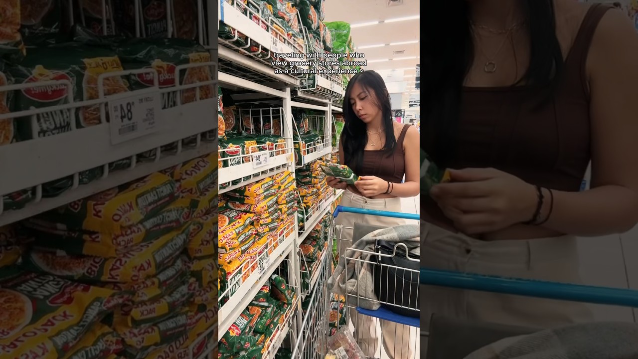 Exploring the world — aisle by aisle 😏✨😂 Grocery stores are also a form of museum lol 