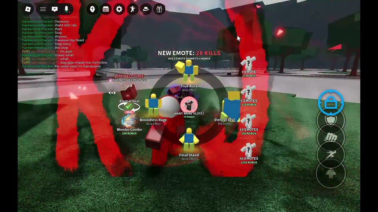 Playing tsb with my friend
