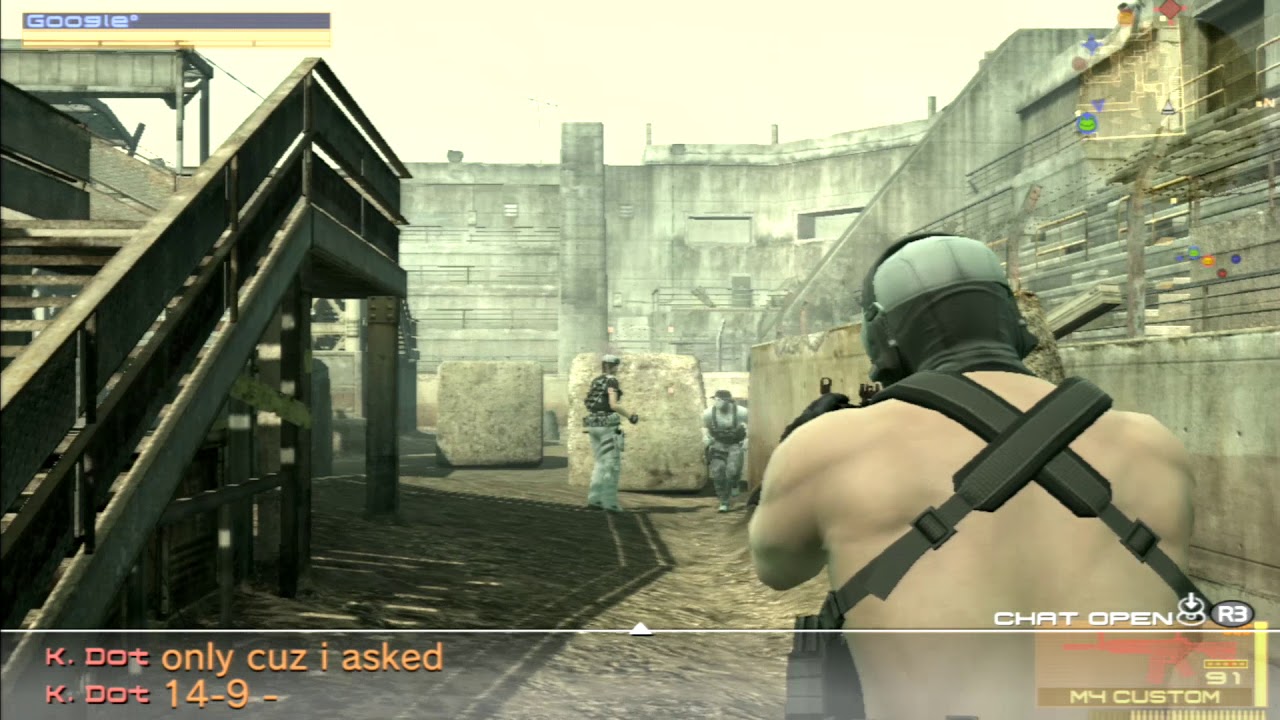 (MGO2r) Mix Match #4 Race Mission B.B