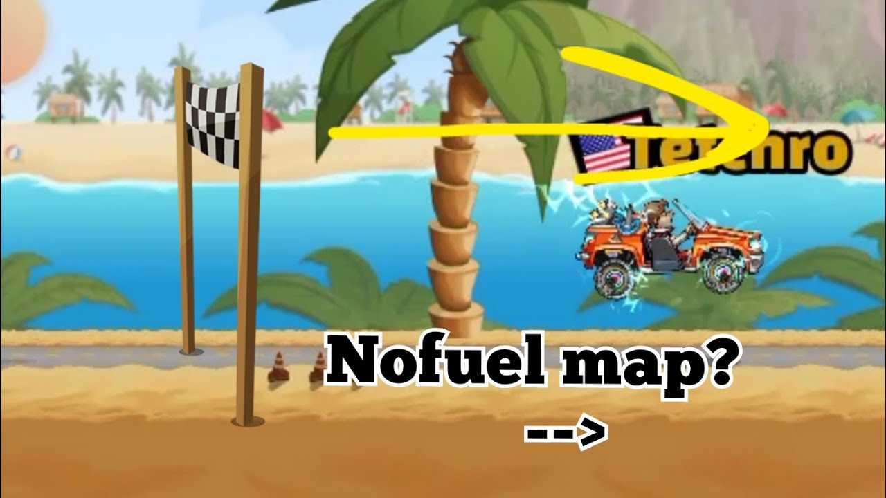 beach nofuel map after the finish line? Hill Climb Racing 2
