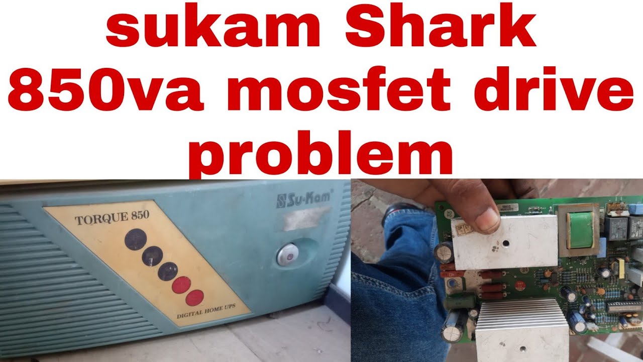 sukam Shark 850va Mosfet drive check kaise kare step by step