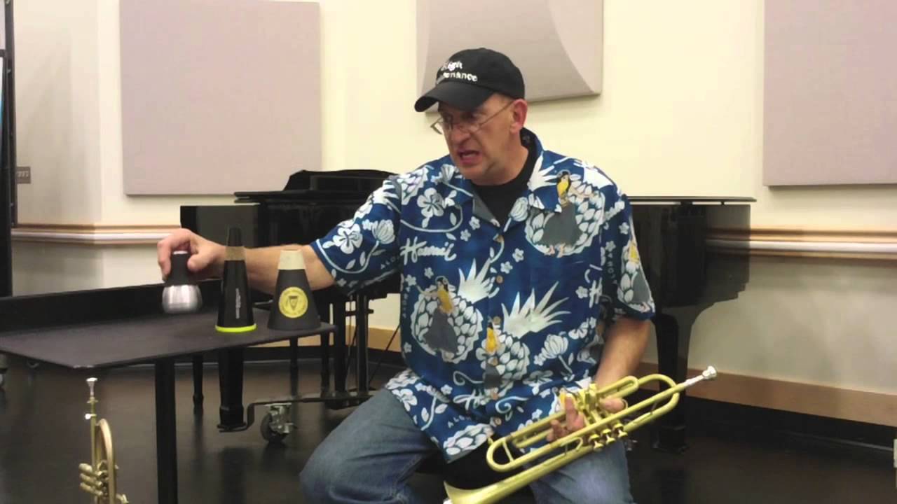 Trumpet tip, practice mute.