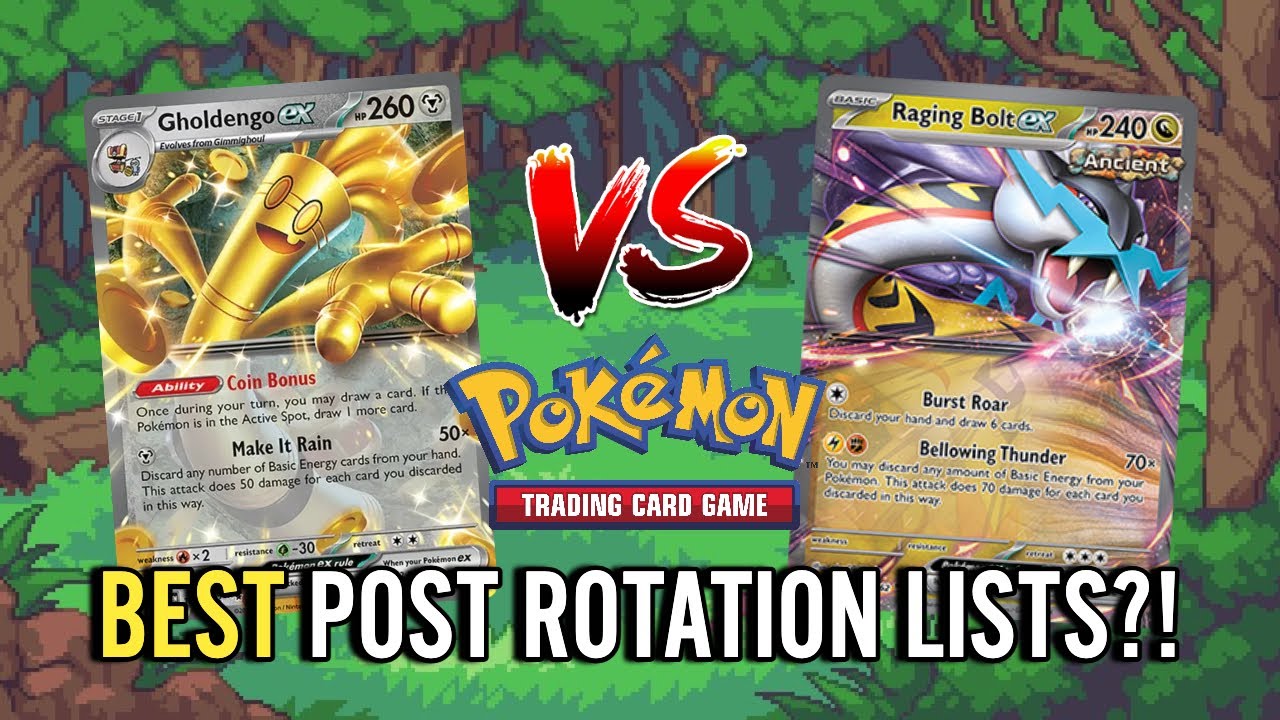 Gholdengo EX vs Raging Bolt EX | Tabletop Gameplay | Post-rotation practice | Pokemon TCG