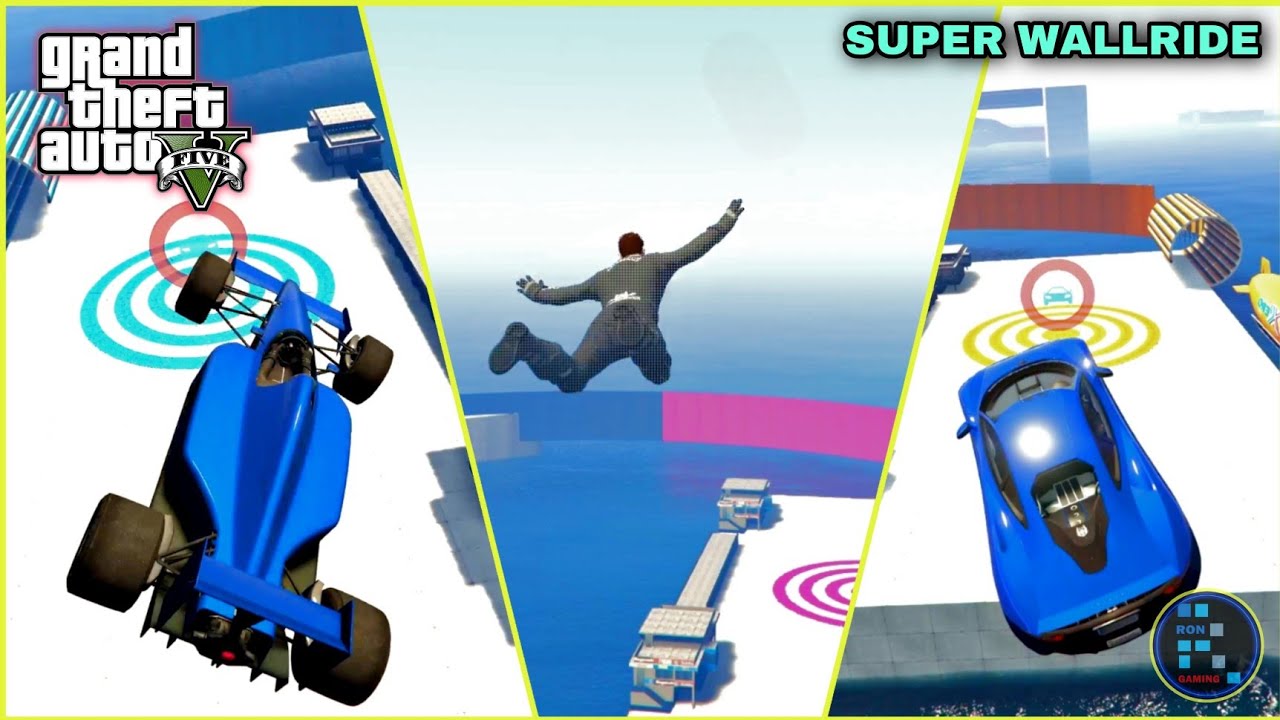 GTA V | SUPER SATISFYING WALLRIDE PARKOUR