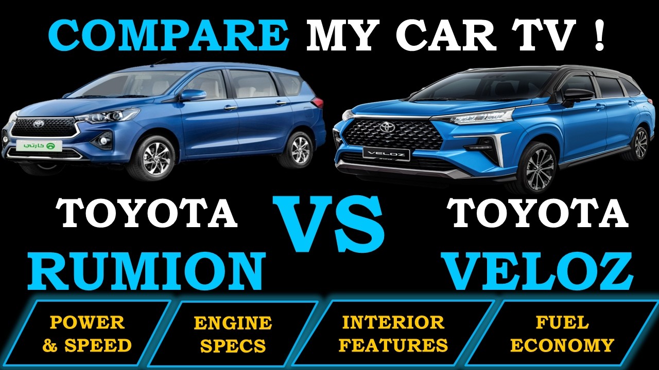 Toyota Rumion vs Toyota Veloz | Full Specs Comparison 2026