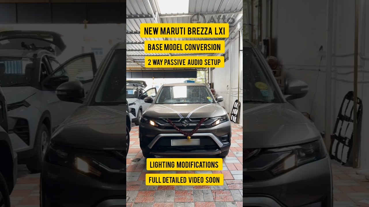 NEW MARUTI BREZZA LXI - Base Model Conversion 