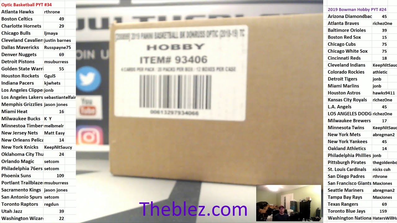 Blez Bros Live Case Break Sports Card Show