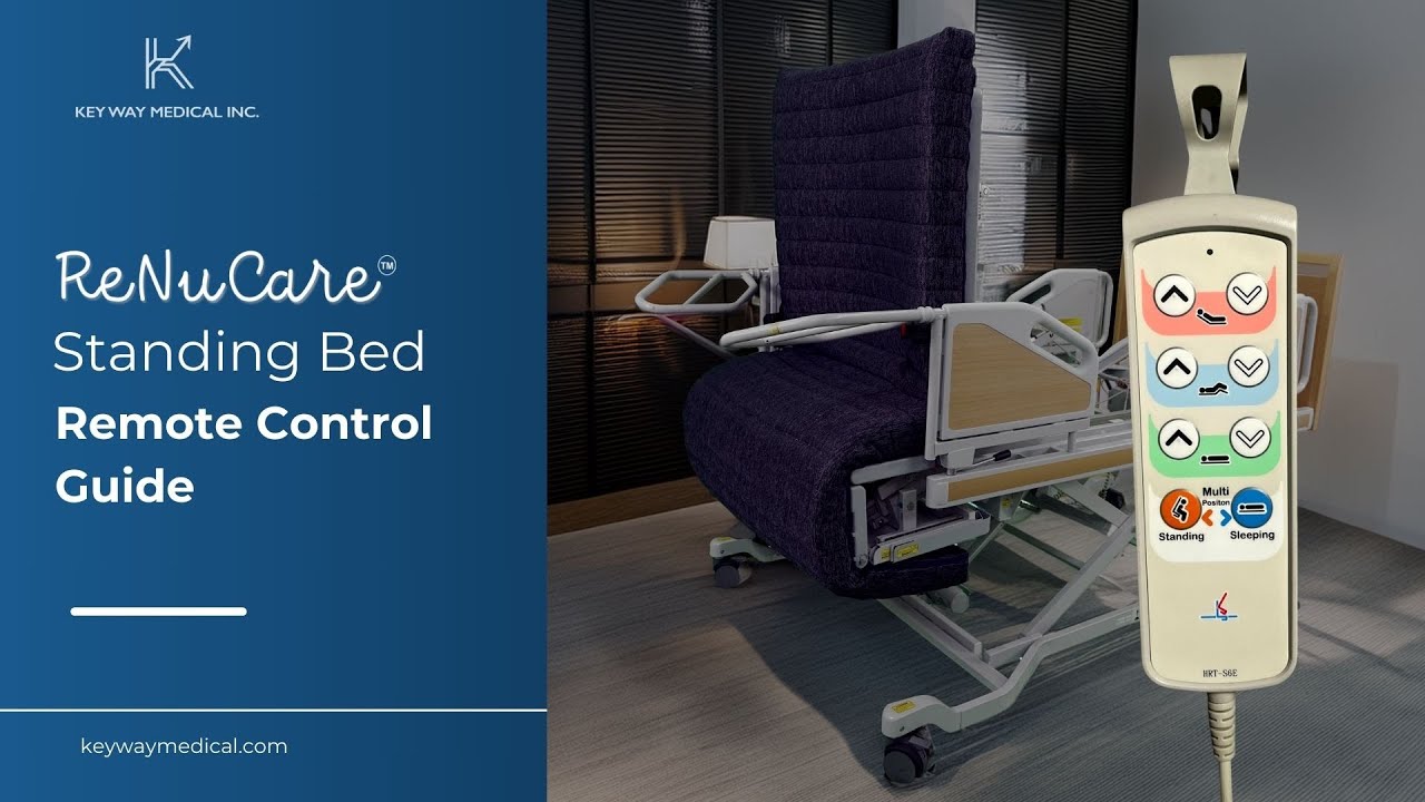 ReNuCare Standing Bed: How to Use the Remote Control | Multi-Position Medical Hospital Bed Guide