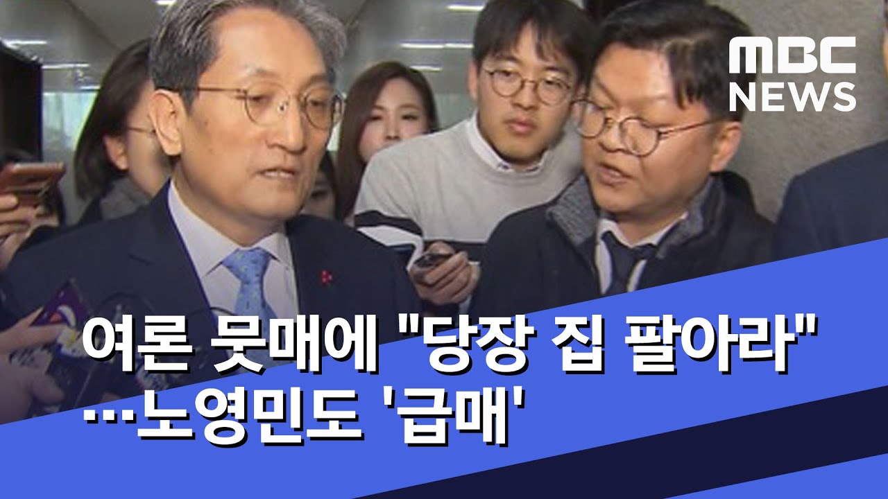 여론 뭇매에 