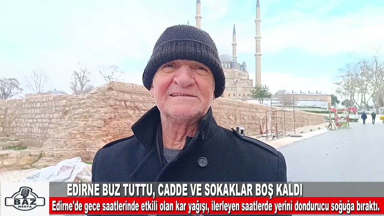 Süs havuzları buz tuttu, cadde ve sokaklar boş kaldı