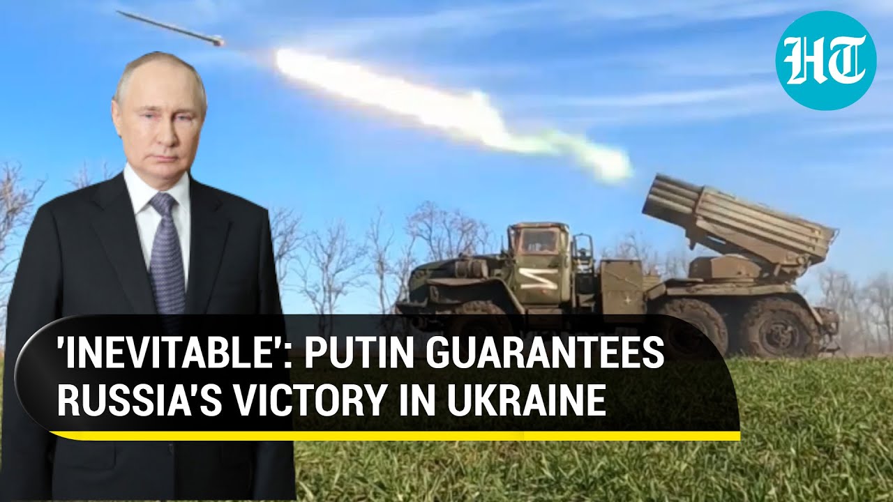 Putin declares Ukraine victory 'inevitable'; Credits 'invincible' Russian military industry | Watch