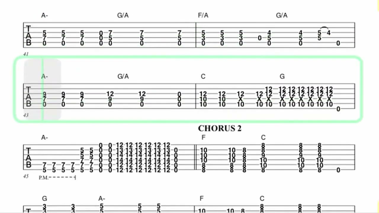 AFI ● Girl’s Not Grey [ Isolated Guitar 1 + TAB ]