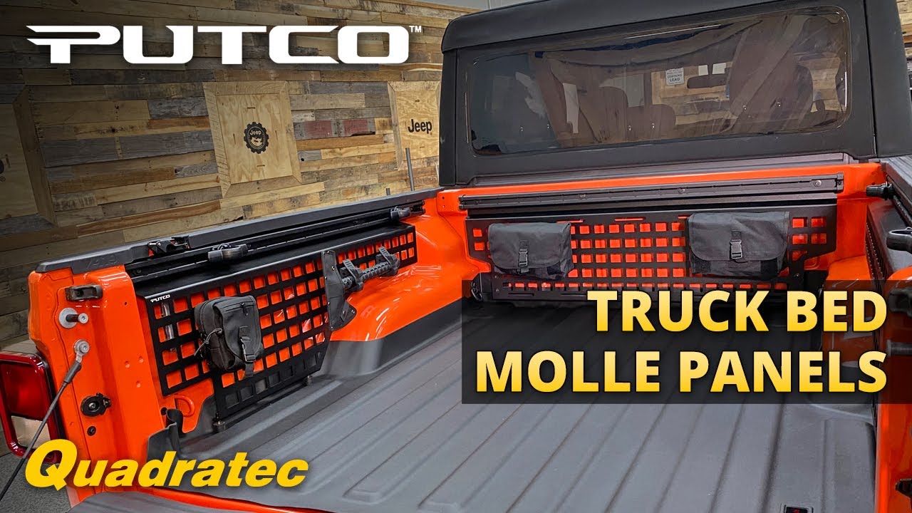 Панели MOLLE для кузова грузовика Putco для Jeep Gladiator JT